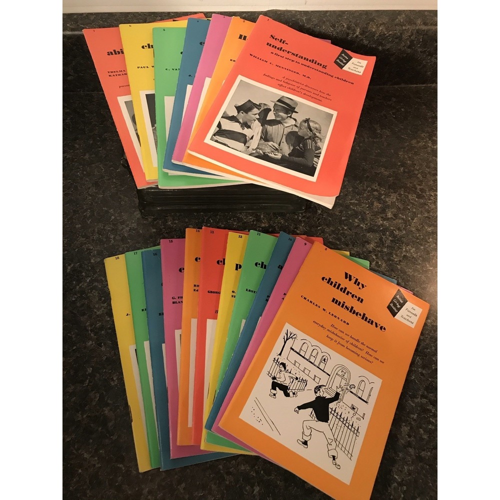 Lot 18 Vintage Better Living Booklets 1950 Parenting paperback Books EUC
